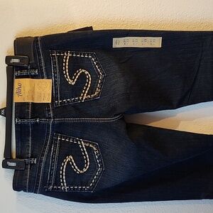 Silver Jeans Women's Indigo Mid Slim Boot Leg Jeans Size  W 31 L 33 New With Tag